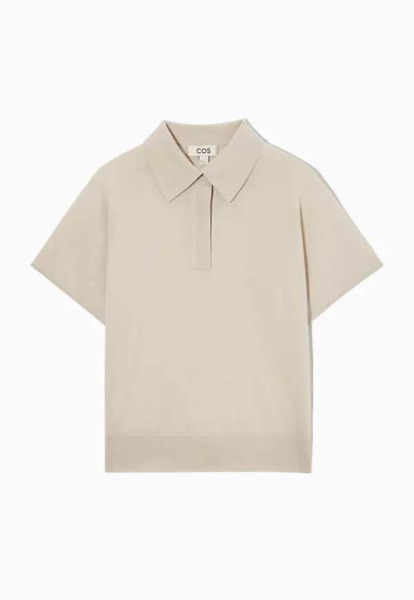 LIGHWEIGHT KNITTED POLO SHIRT