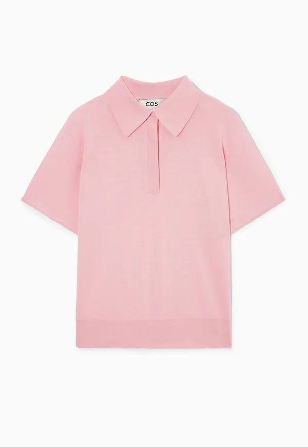 LIGHWEIGHT KNITTED POLO SHIRT