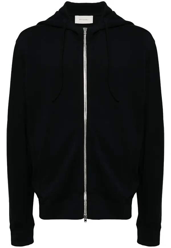 Limitato Sidney hoodie med dragkedja - Svart