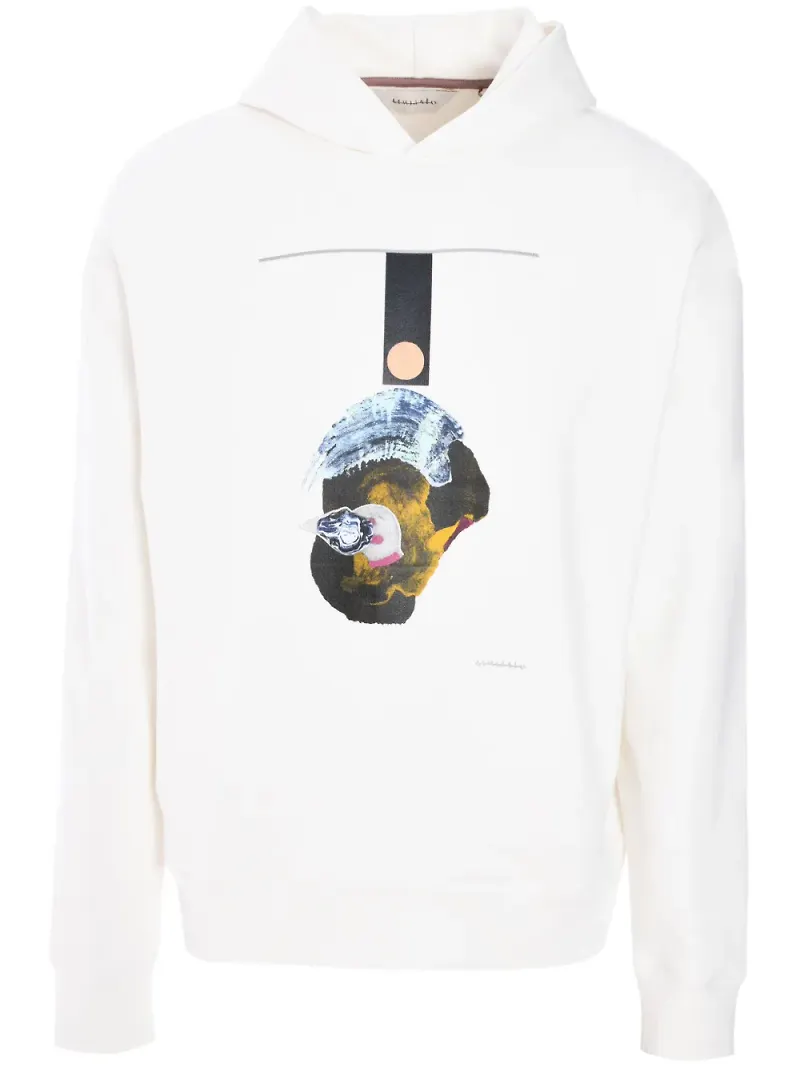 Limitato Single Shot hoodie - Vit