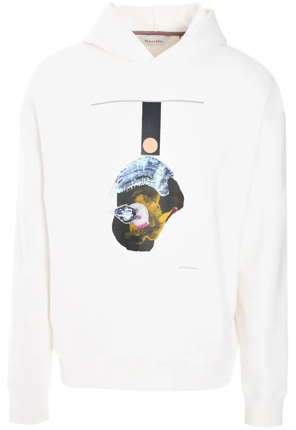 Limitato Single Shot hoodie - Vit