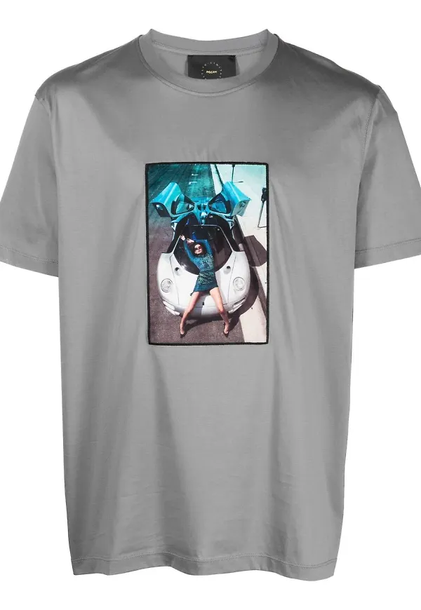 Limitato t-shirt med grafiskt tryck - Grå