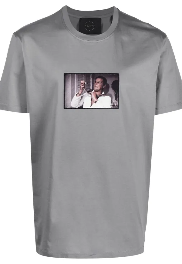 Limitato t-shirt med grafiskt tryck - Grå