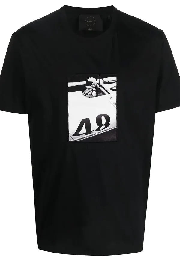 Limitato t-shirt med grafiskt tryck - Svart