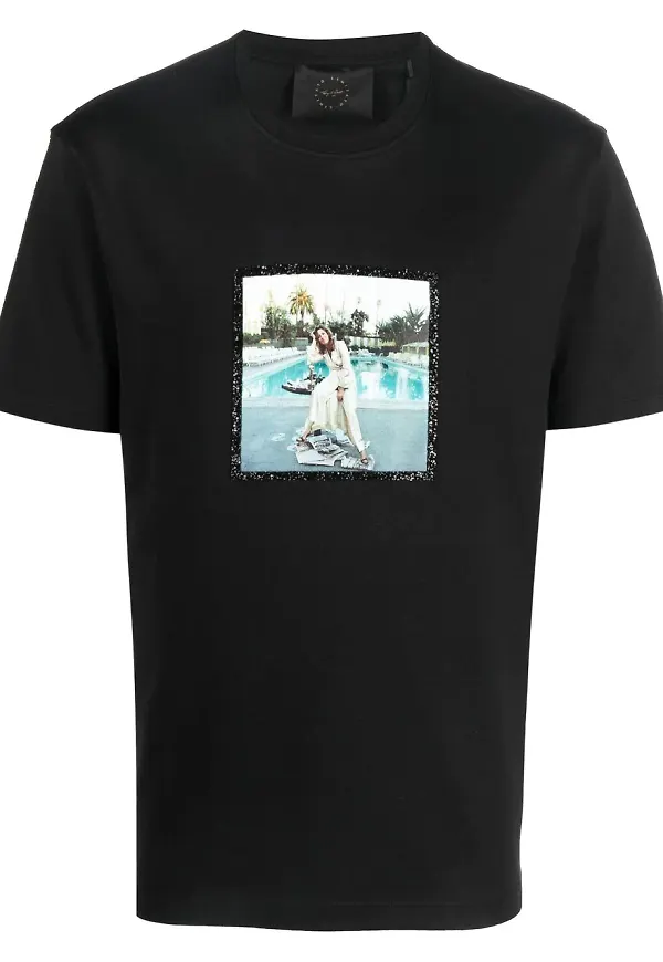 Limitato t-shirt med grafiskt tryck - Svart