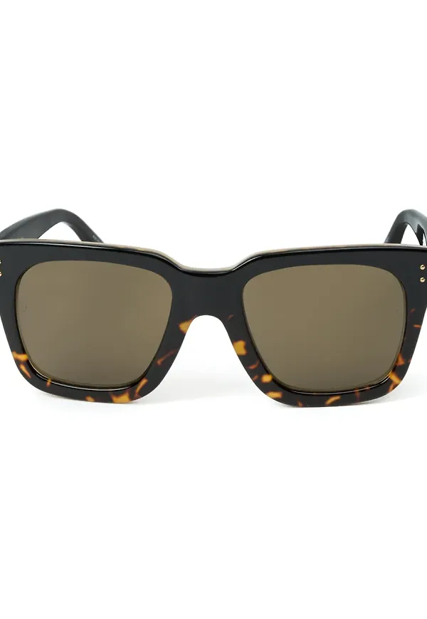 Linda Farrow '71' sunglasses - Svart