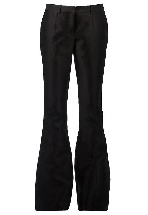 Linda Farrow flared trouser - Svart