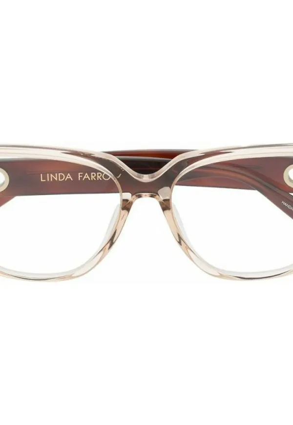Linda Farrow Glasses Brun, Dam