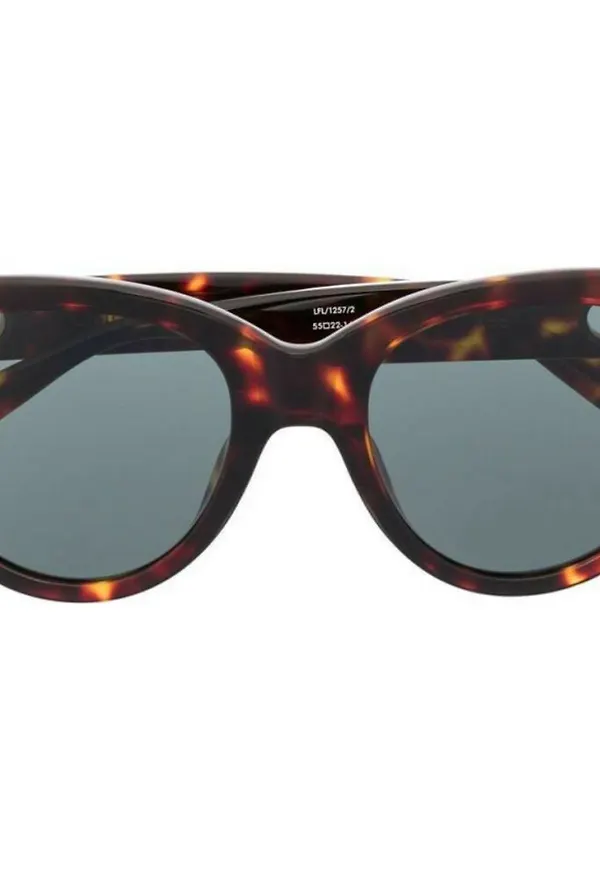 Linda Farrow Sunglasses Brun, Dam
