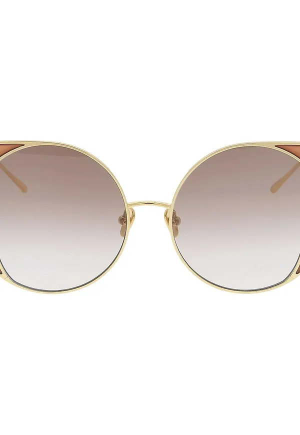 Linda Farrow Sunglasses Gul, Dam