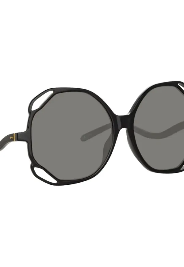 Linda Farrow Sunglasses Svart, Dam