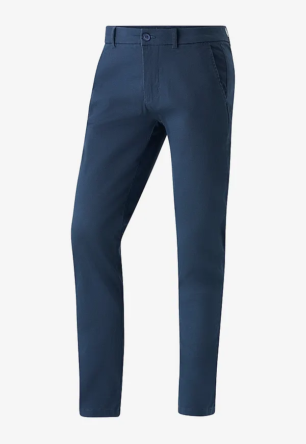 Lindbergh - Chinos AOP Superflex Chino Pants - Blå