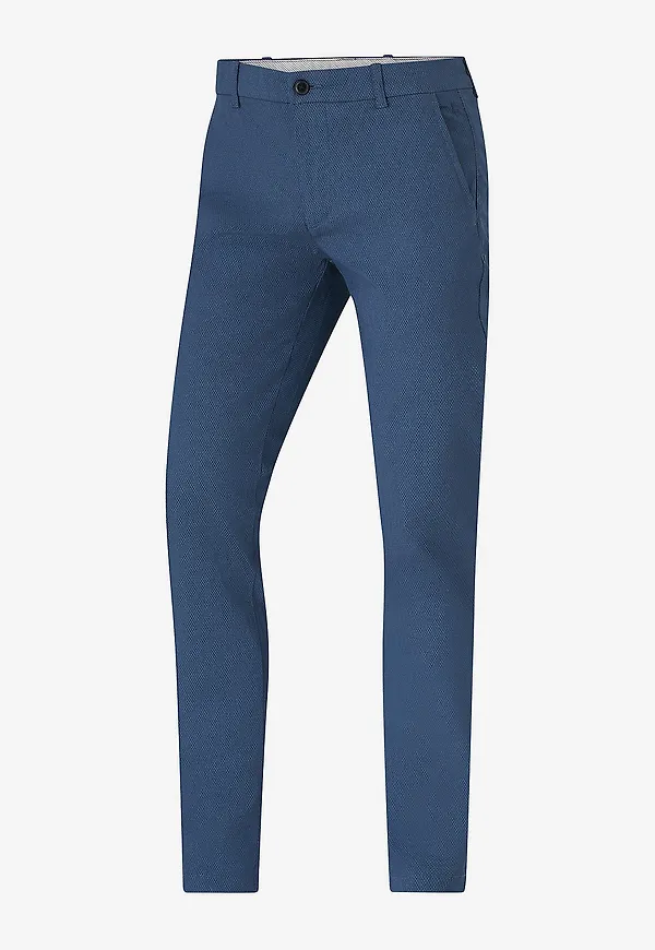 Lindbergh - Chinos Aop Superflex Chino Pants - Blå