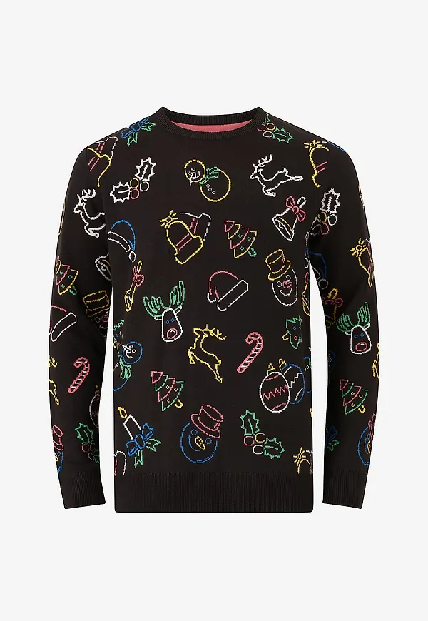 Lindbergh - Jultröja Xmas Knit - Svart