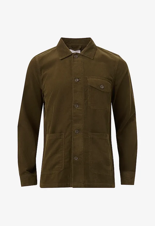 Lindbergh - Overshirt Corduroy - Brun