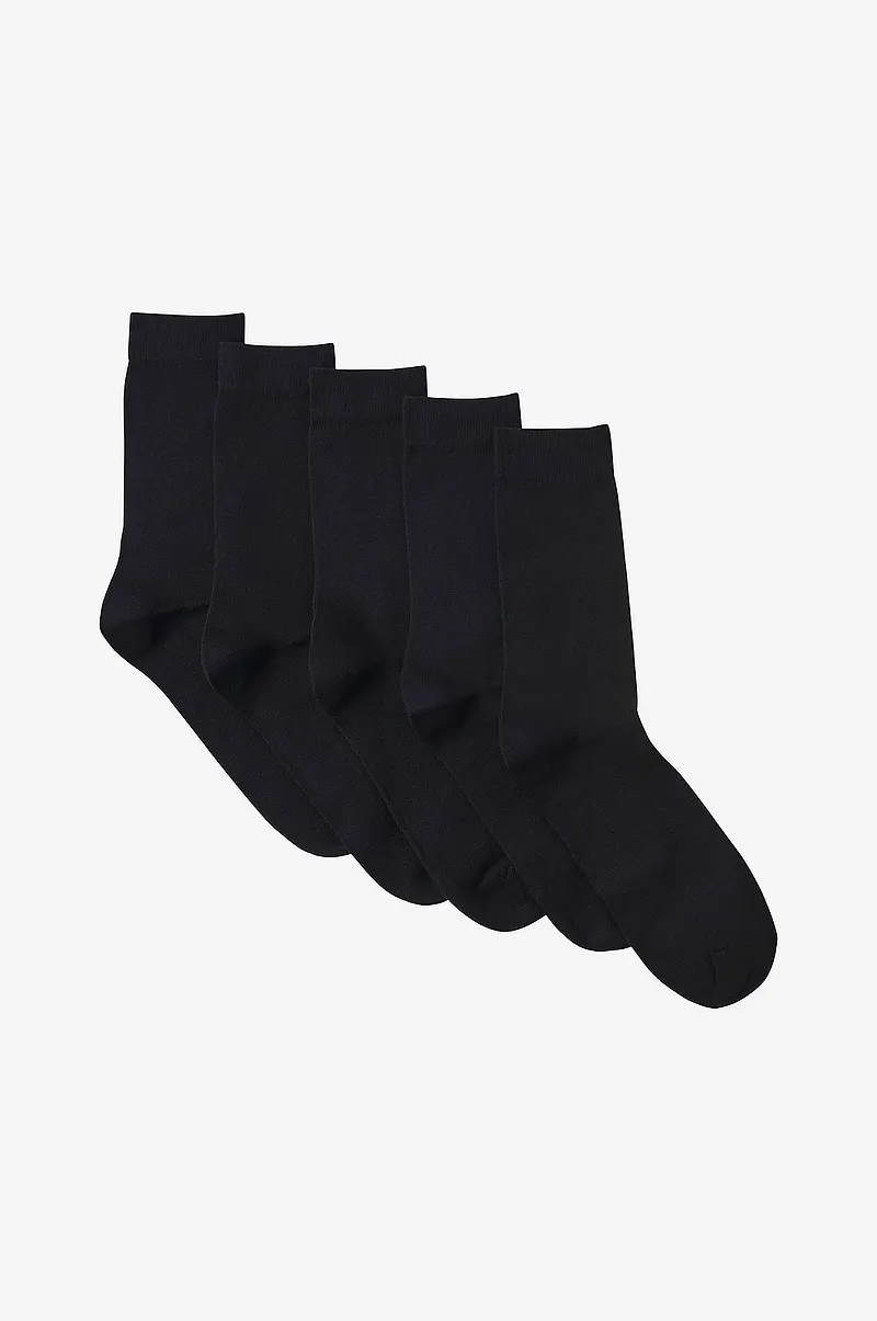 Lindbergh - Strumpor Cotton Sock 5-pack - Svart