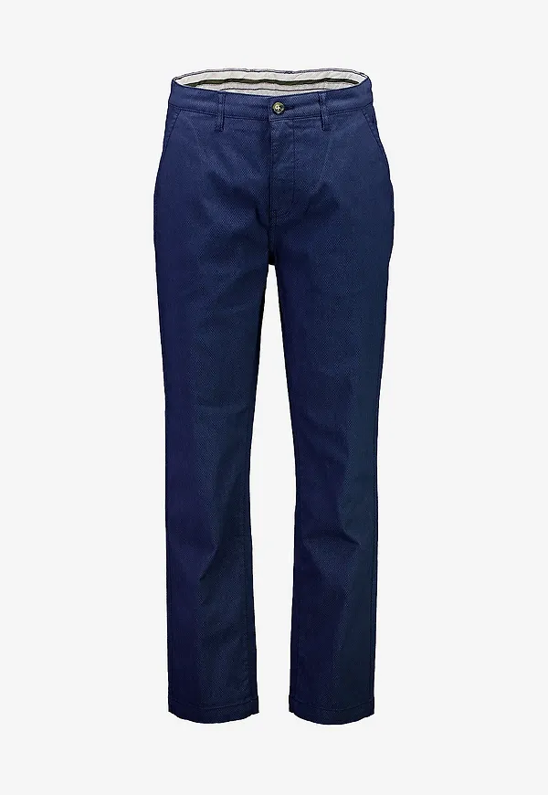 Lindbergh - Chinos Aop Superflex Chino Pants - Blå