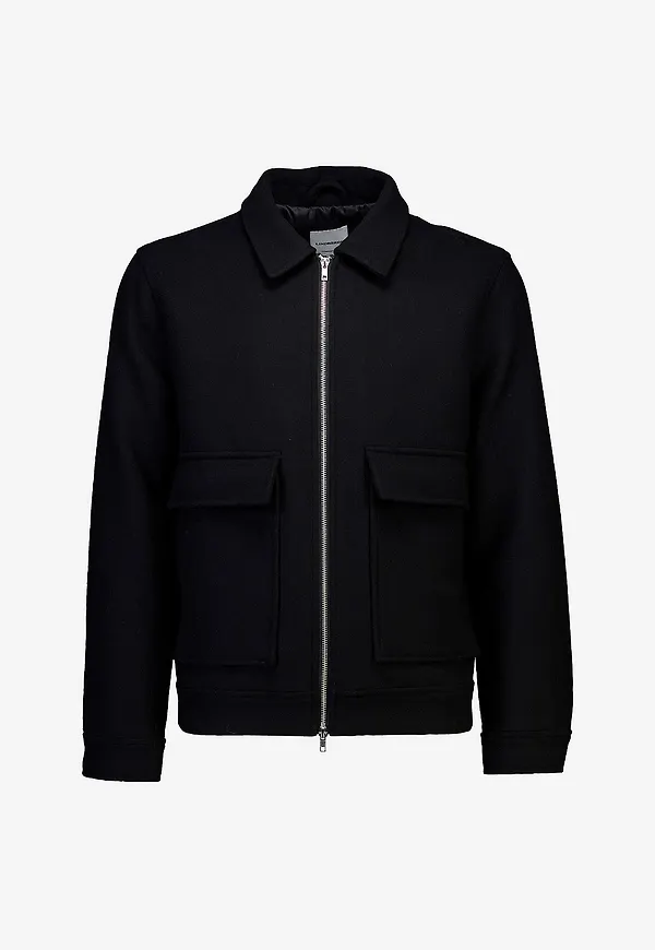 Lindbergh - Jacka Wool Blend Jacket - Svart