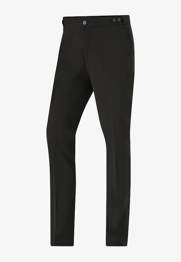 Lindbergh - Kostymbyxor Stretch Tuxedo Pants - Svart