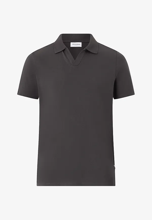 Lindbergh - Pikétröja Stretch Polo - Brun