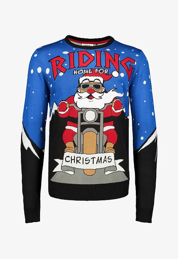 Lindbergh - Tröja 3D xmas knit - Svart