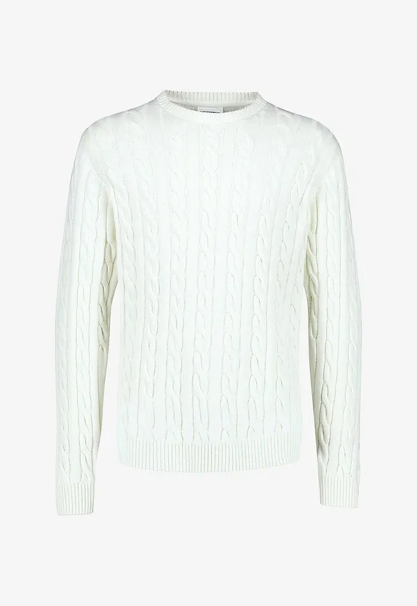 Lindbergh - Tröja Cabel knit - Vit