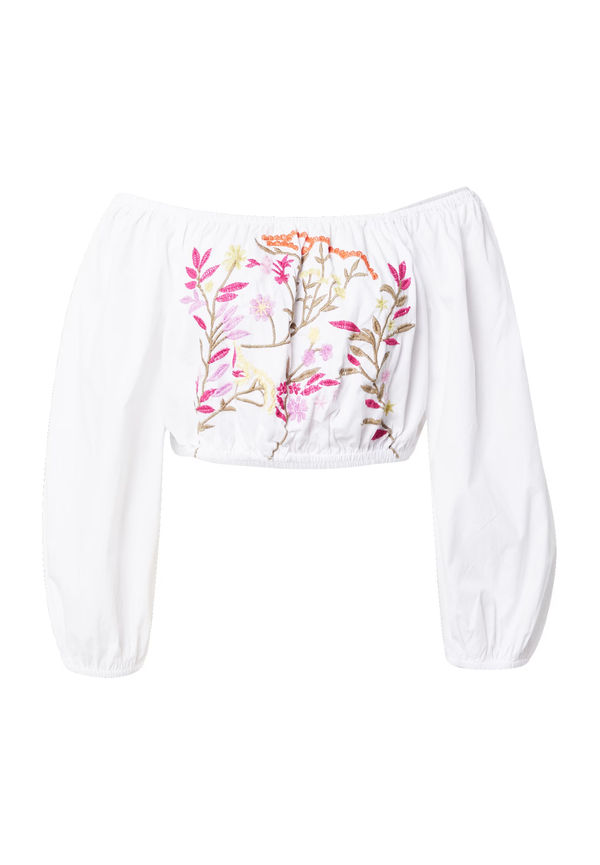 Lindex Blus 'Sallie' blandade färger / vit