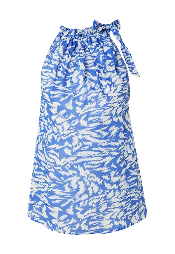 Lindex Blus azur / vit