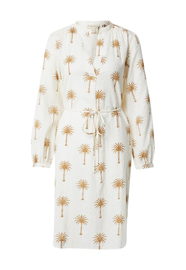 Lindex Klänning 'Marissa' brun / vit