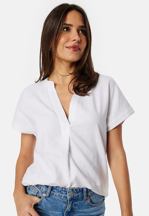 Linen Blend Blouse