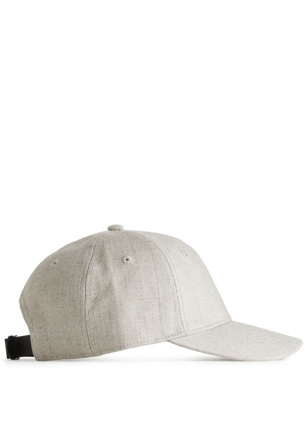 Linen Blend Cap - Beige