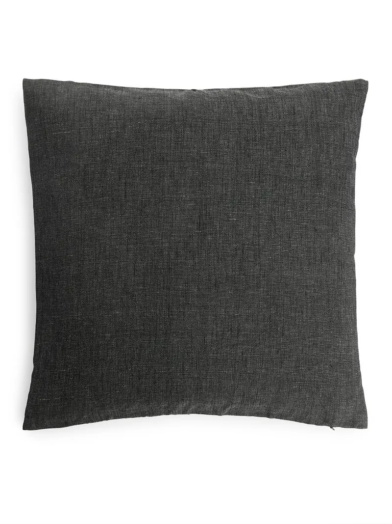 Linen Blend Cushion Cover 50 x 50 cm - Grey