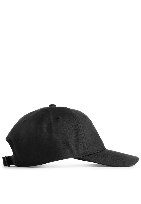 Linen Cap - Black