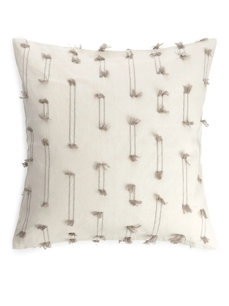 Linen Cushion Cover 50 x 50 cm - Beige