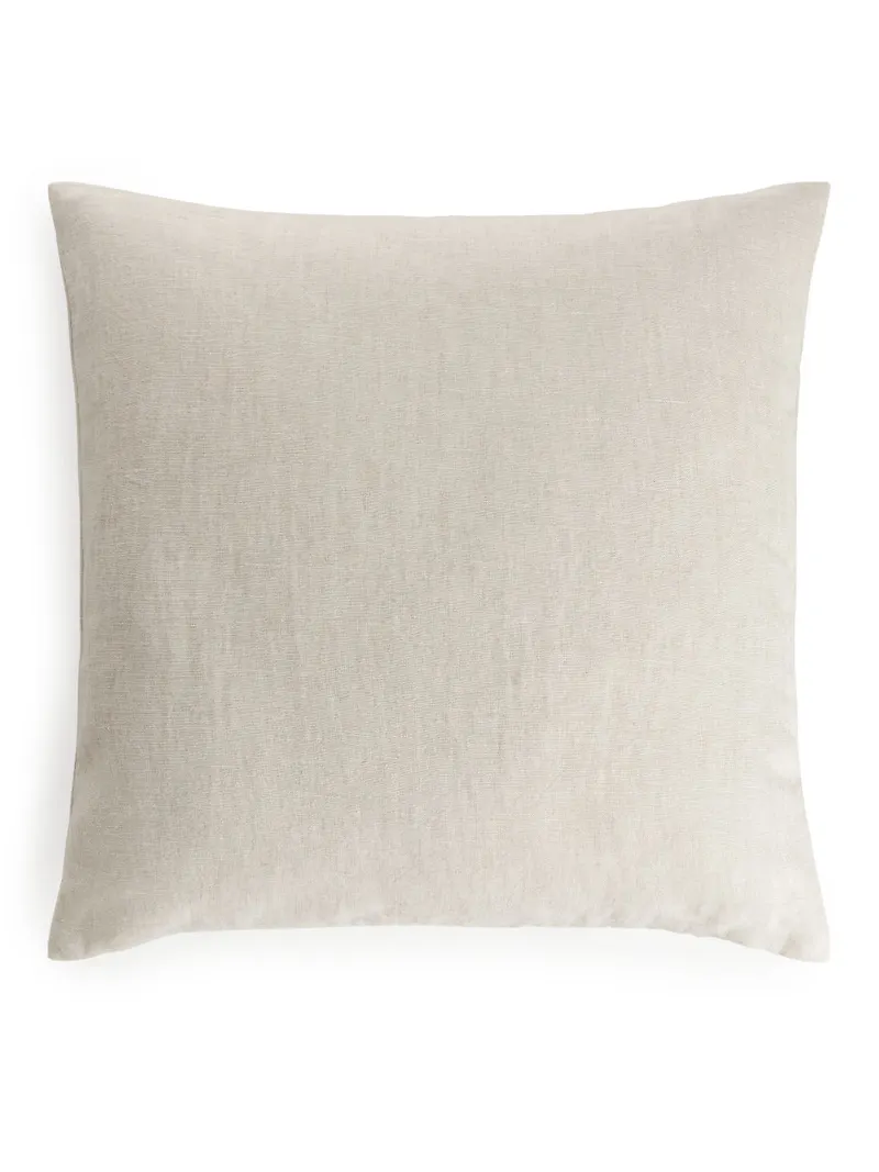 Linen Cushion Cover 50 x 50 cm - White