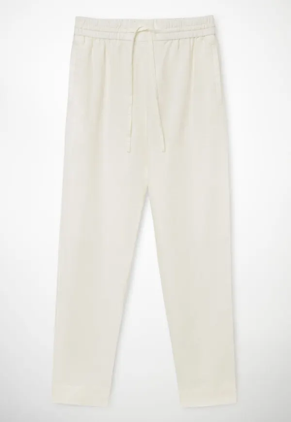 LINEN DRAWSTRING TROUSERS