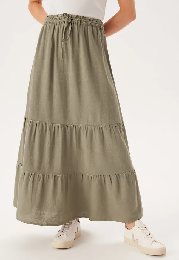 Linen Maxi Skirt