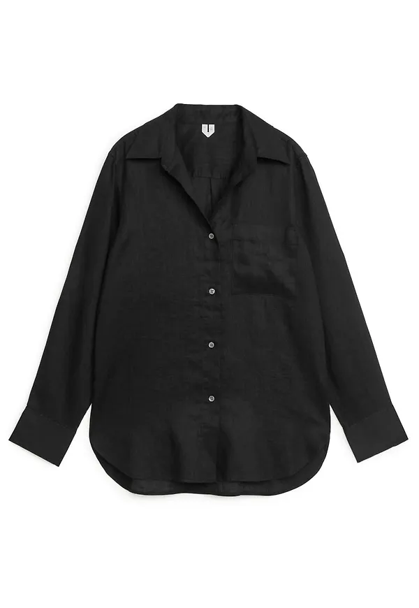 Linen Shirt - Black