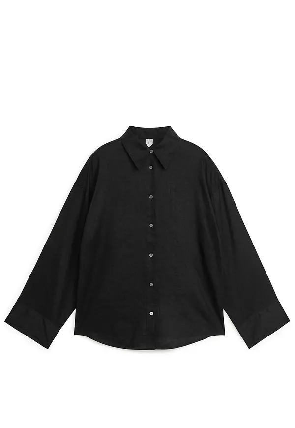 Linen Shirt - Black