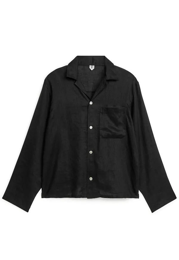 Linen Shirt - Black