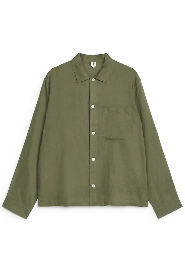 Linen Shirt - Green