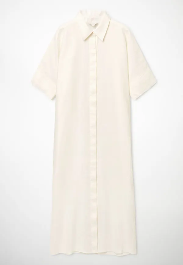 LINEN SHIRT DRESS