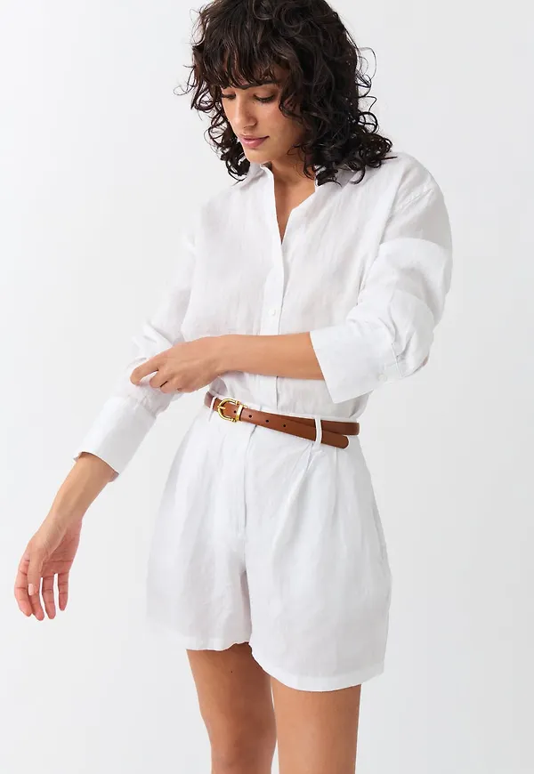 Linen shorts