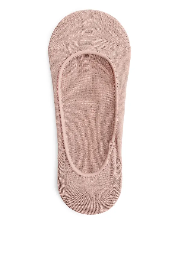 Liner Socks, 2 Pairs - Orange