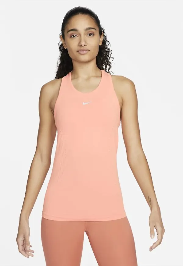 Linne med smal passform Nike Dri-FIT ADV Aura för kvinnor - Orange