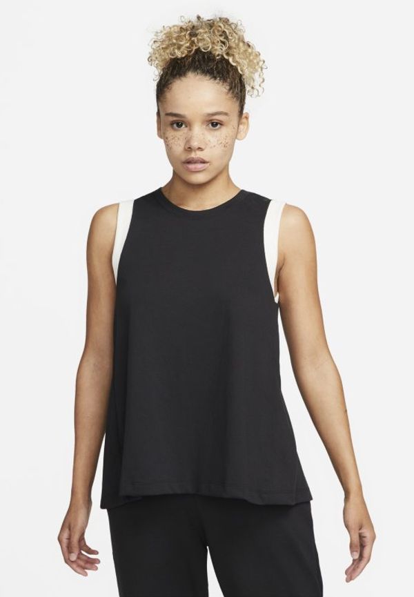 Linne Nike Yoga Dri-FIT för kvinnor - Svart