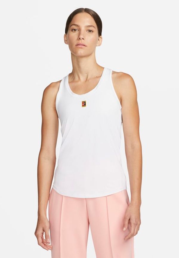 Linne NikeCourt Dri-FIT One Heritage för kvinnor - Vit