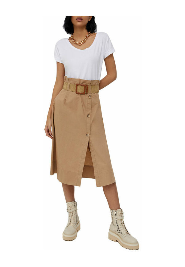 Liu Jo - Midikjolar - Beige - Dam - Storlek: L
