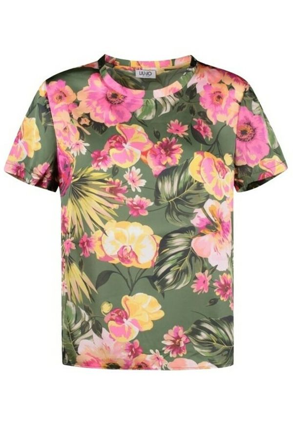 Liu Jo - T-shirts - Grön - Dam - Storlek: S