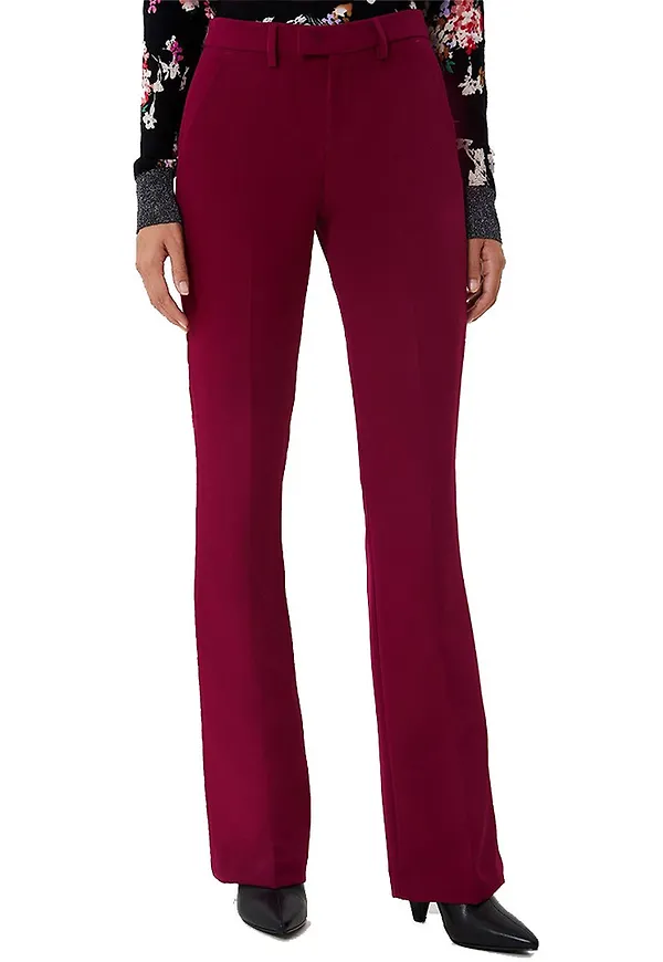 Liu Jo Bootcut pants Röd, Dam